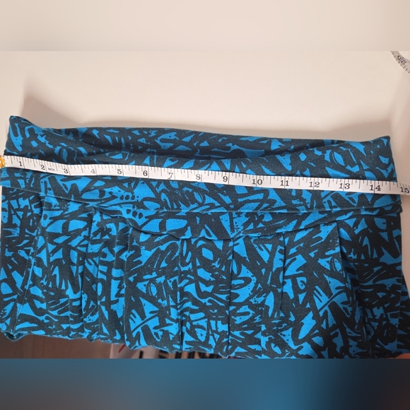 "I WANT MY ZUMBA" CROPPED HAREM "SPICY" DANCE PANTS SMALL BLUE BLACK GRAFFITI - Picture 5 of 10